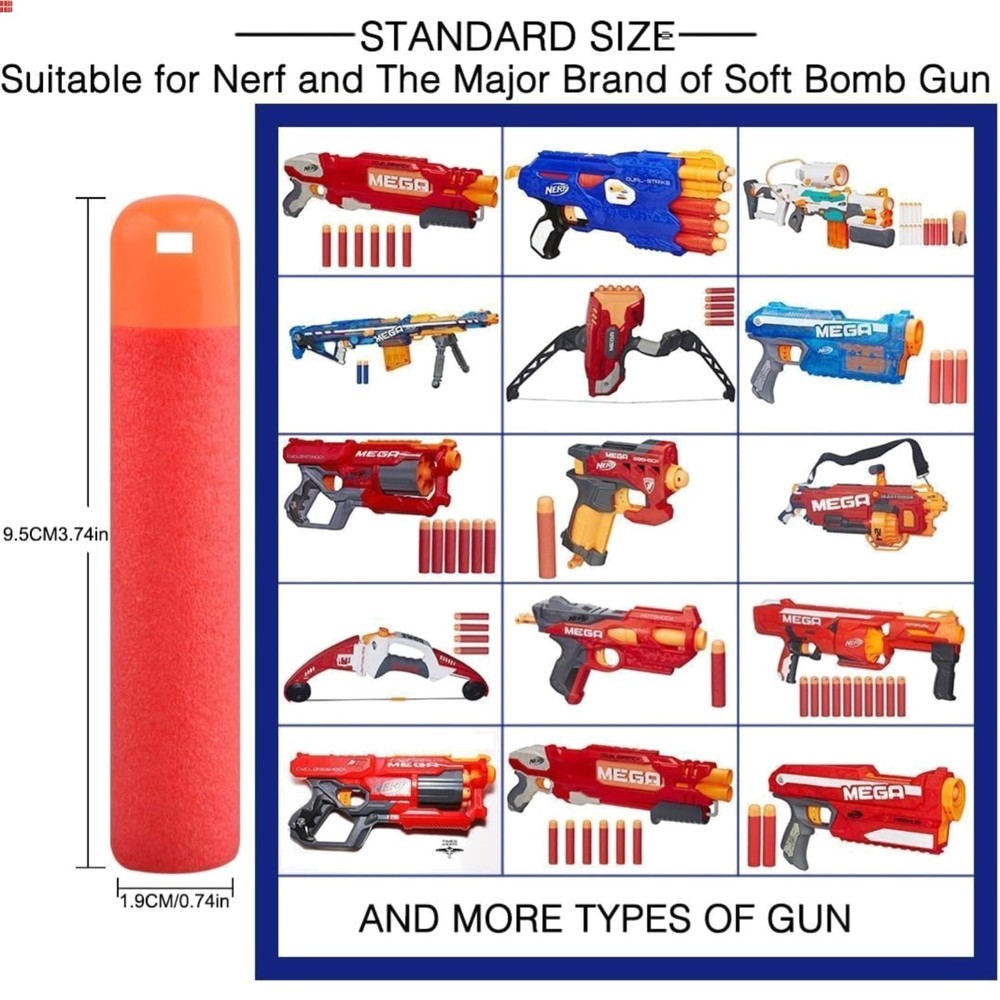 Mega Dart Refill Pack for N-Strike Mega Series