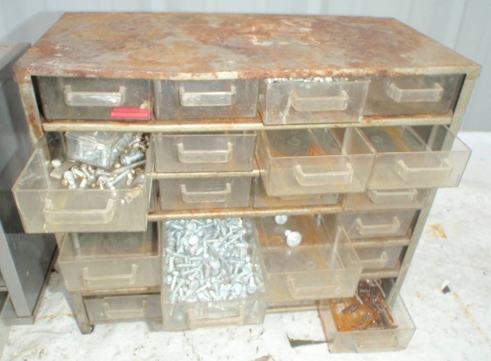 2 Storage Organizers Cabinets w Some Hardware