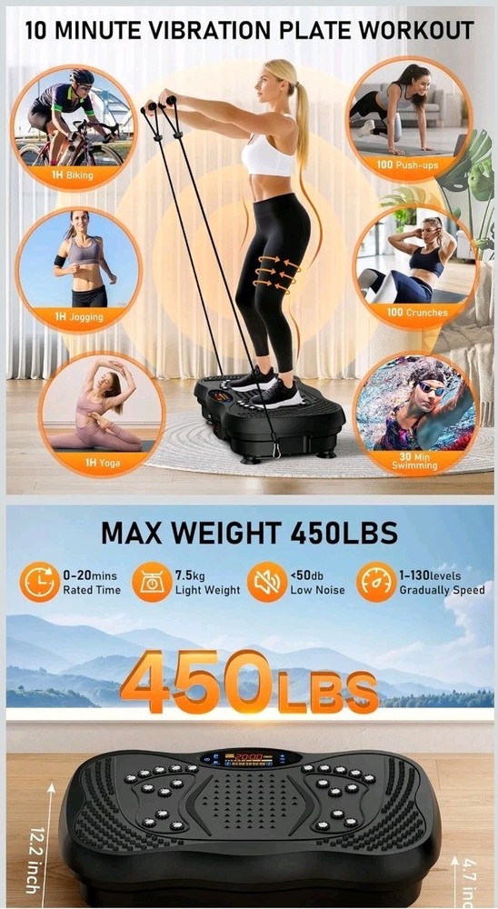 vibration plate exercise machine