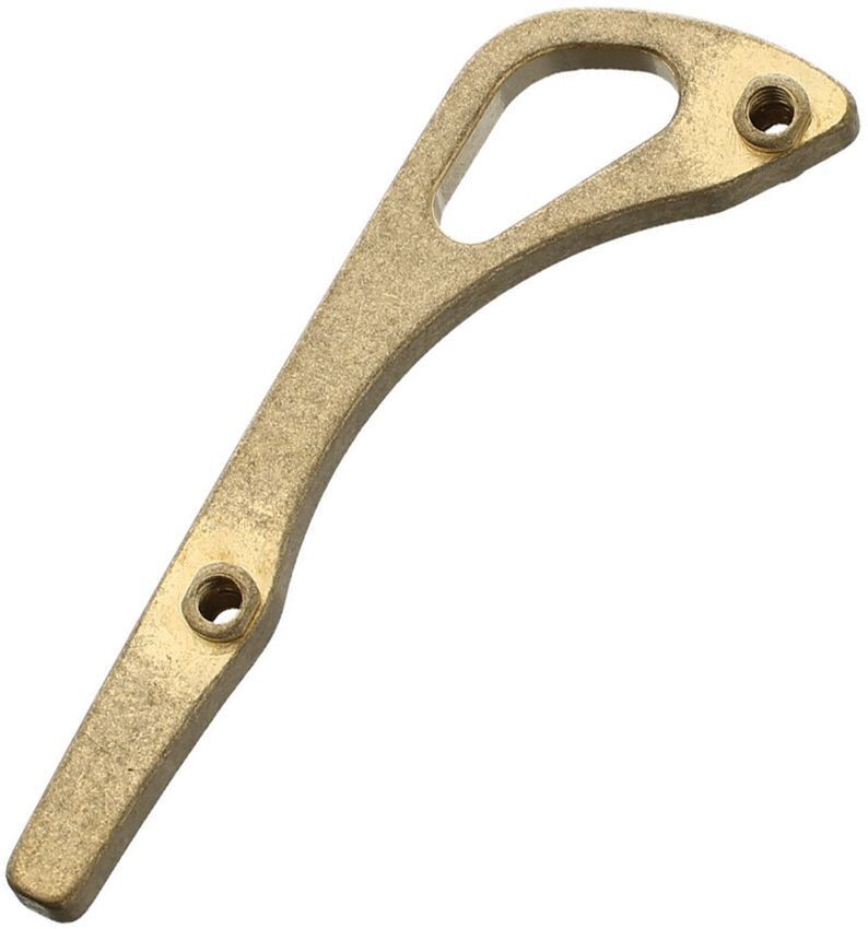 Flytanium Brass Backspacer For Your Benchmade Bugout Knife Antiqued Stonewashed