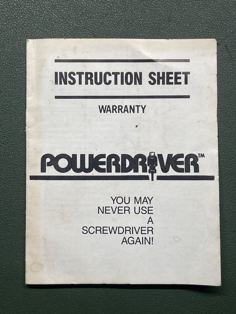 GLOBAL TOOL CORPORATION POWERDRIVER