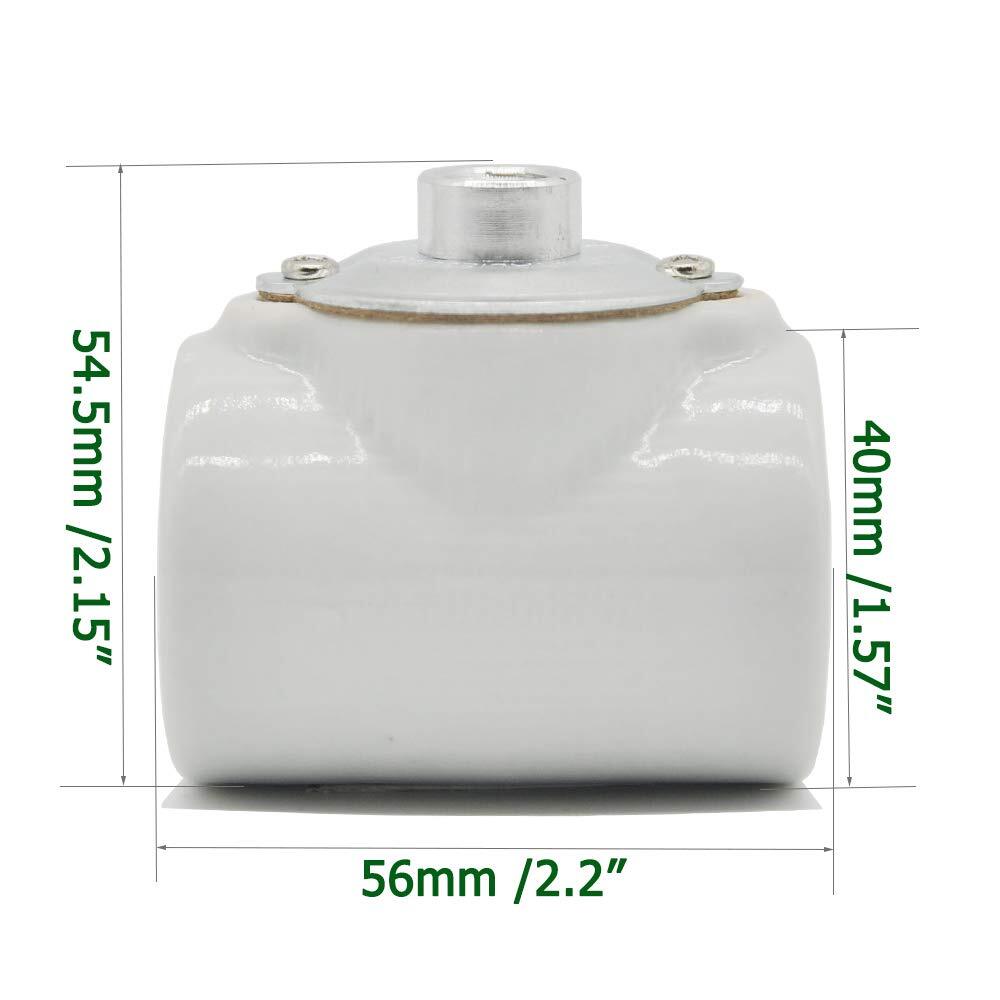 Dual Bulb Socket Medium Base E26 Double Light Fixture Socketscrew Fixing Porcela