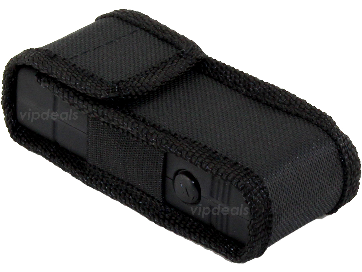 VIPERTEK Stun Gun Micro Mini GREEN VTS-881 390 BV Rechargeable LED Flashlight