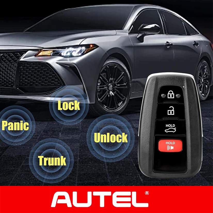 New Autel iKey Universal Smart Key 4 Button IKEYTY8A4TP Programmable For Toyota