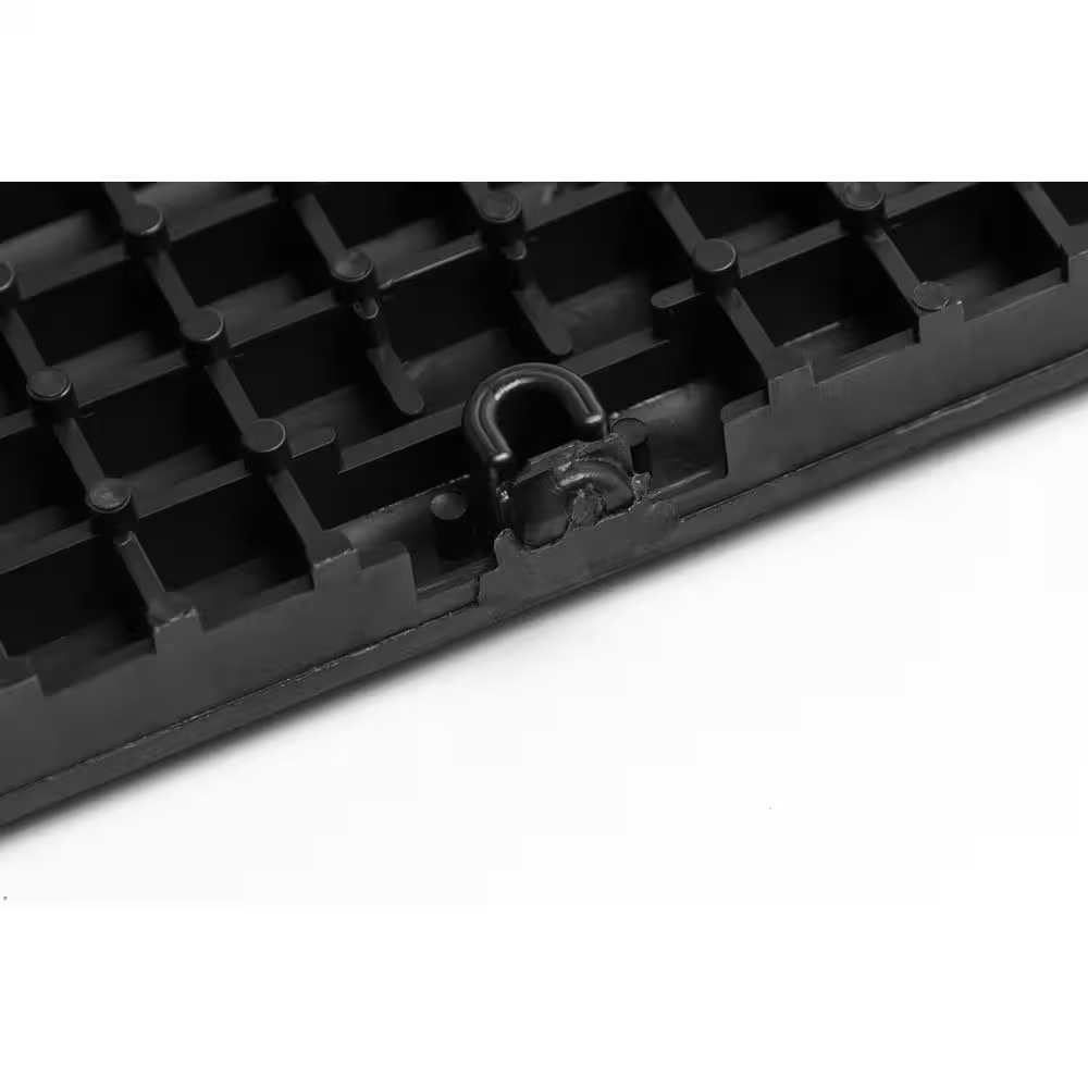 12 In. X 3 In. Black Modular Edging Kit Male (22-Piece, Includes 2 Corner Edges)