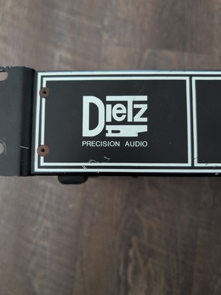 Dietz Electronic Crossover Precision Audio Rack Mount Vintage