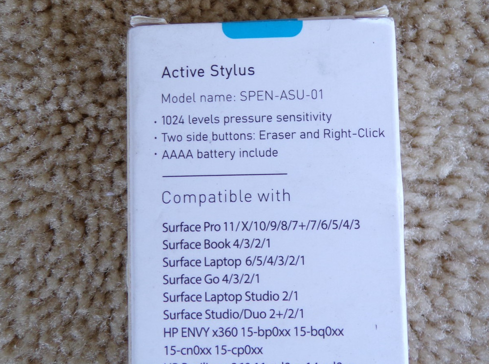 Active Stylus SPEN-ASU-01 @h20