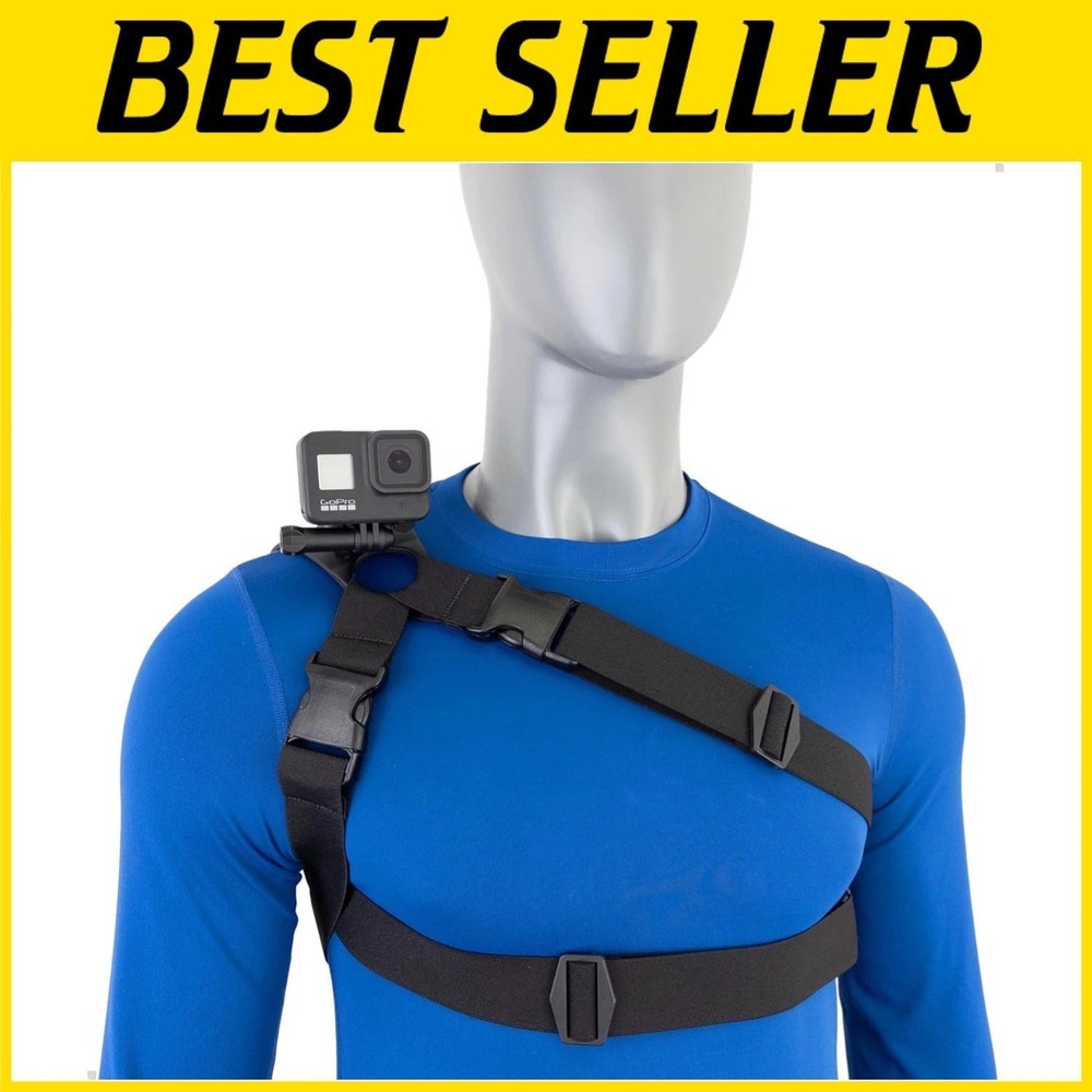 High Stability Shoulder Mount for Action Cameras-