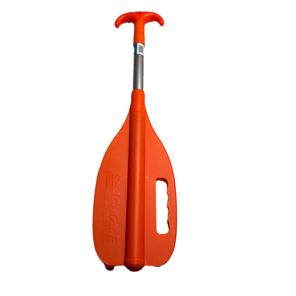 Seachoice Emergency Multi-Purpose Telescoping Boat Hook and Paddle Orange 26"
