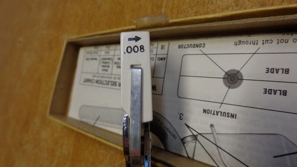 No-nik Wire Strippers .008 Clauss