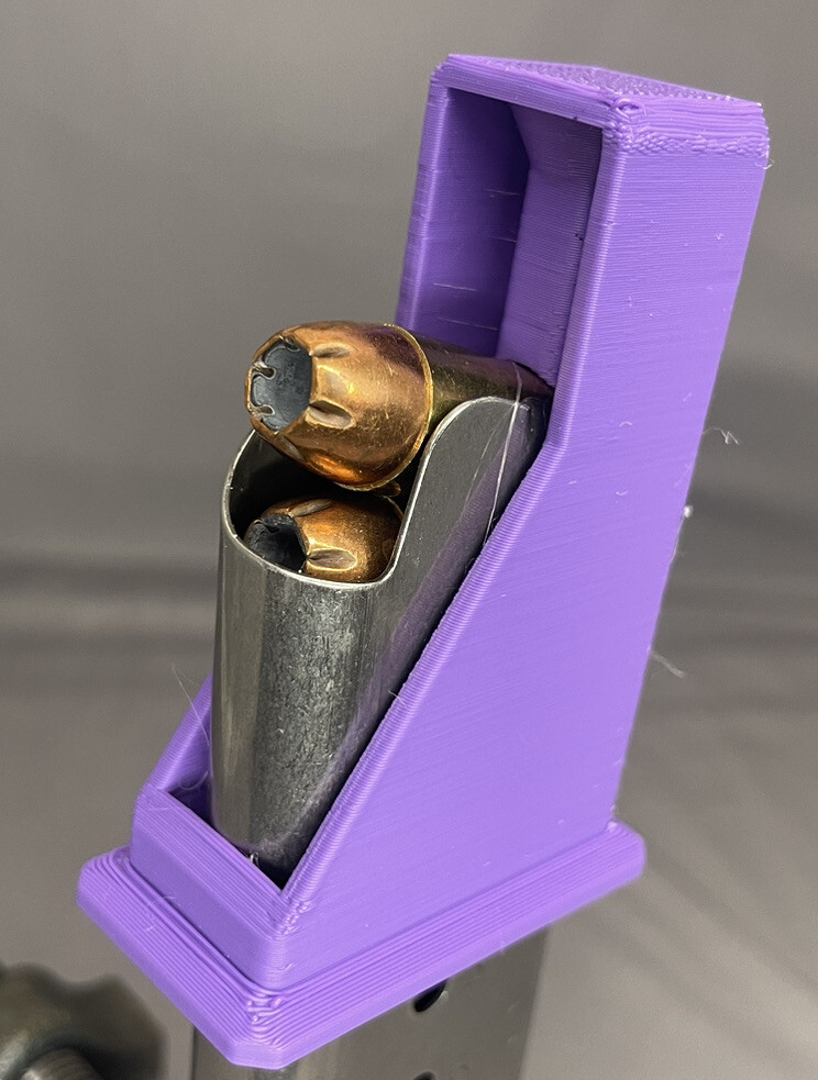 1911 Single Stack .45acp 45 acp .45 Magazine Speed Loader Speedloader -PURPLE