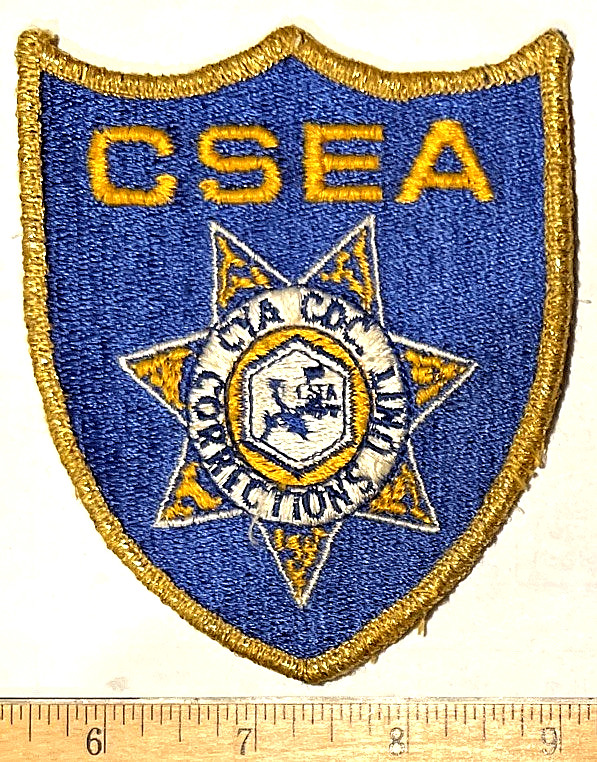 California YTS Corrections CSEA Patch