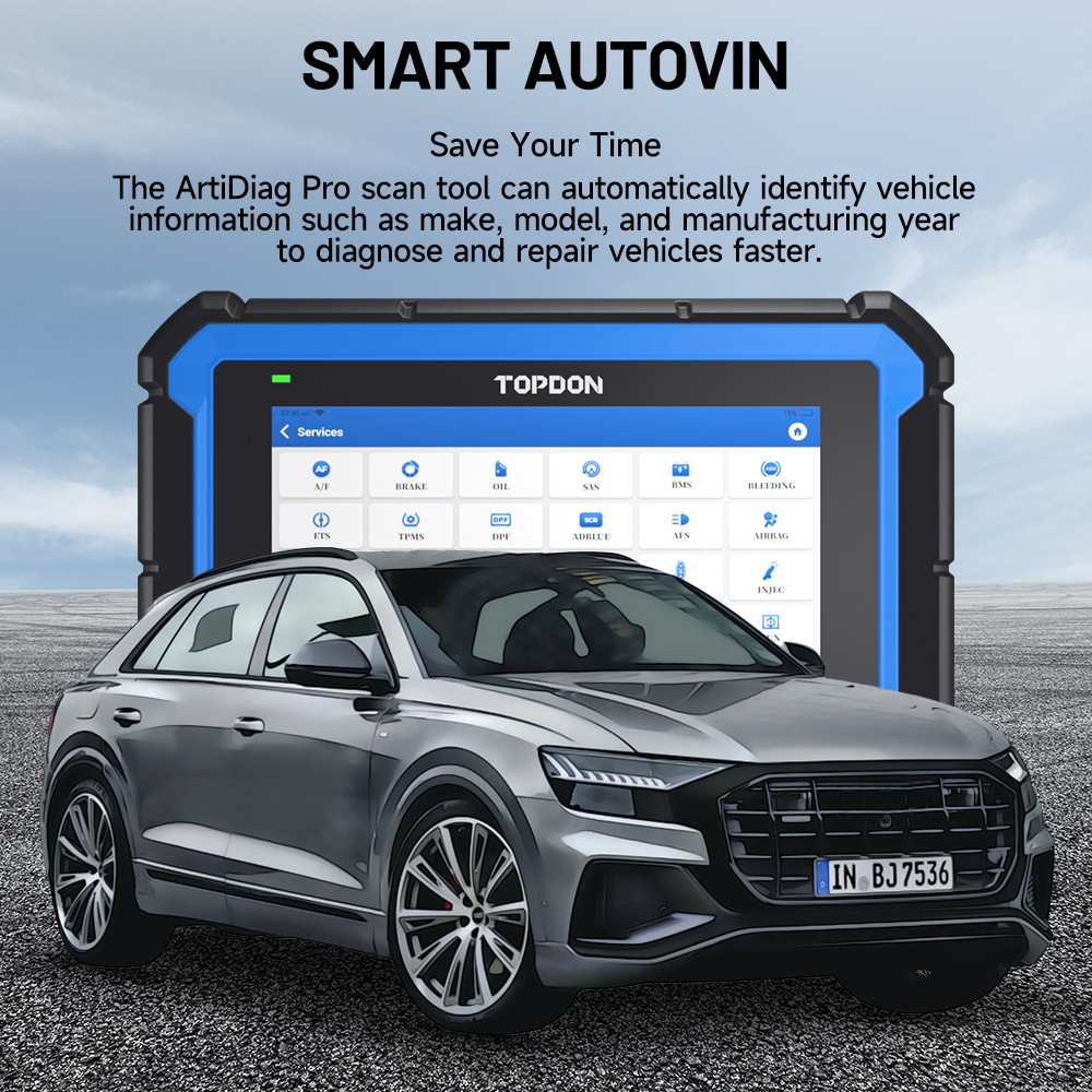 2026 TOPDON AD PRO Full System ECU Coding Bi-Directional Control Scanner for Car