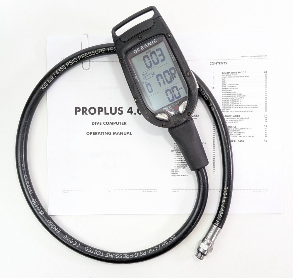 Oceanic Pro Plus 4.0, Bluetooth, Air Integrated, Nitrox Scuba Dive Computer 4