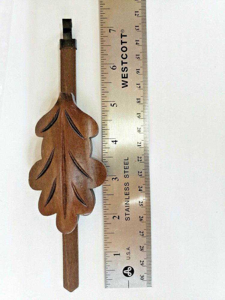 New German Cuckoo Clock Oak Leaf Pendulum - Choose from 3 Sizes!