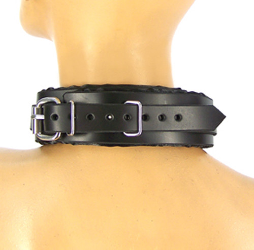 Black Satin Lined Sub Collar by Axovus