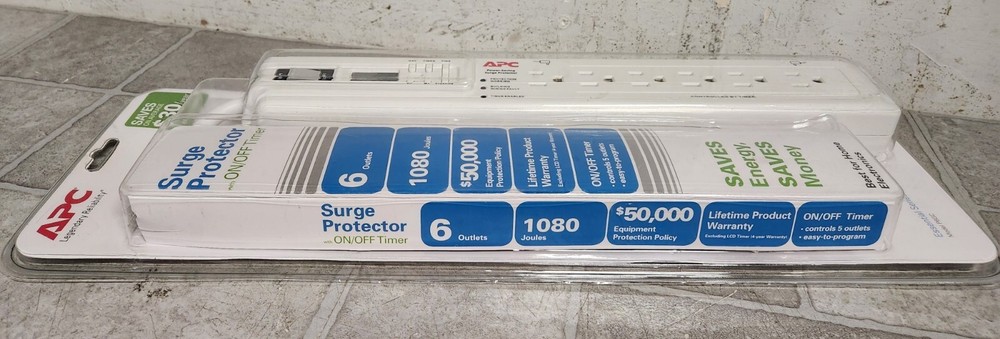 NEW APC P6GC SurgeArrest Surge Protector w/Timer