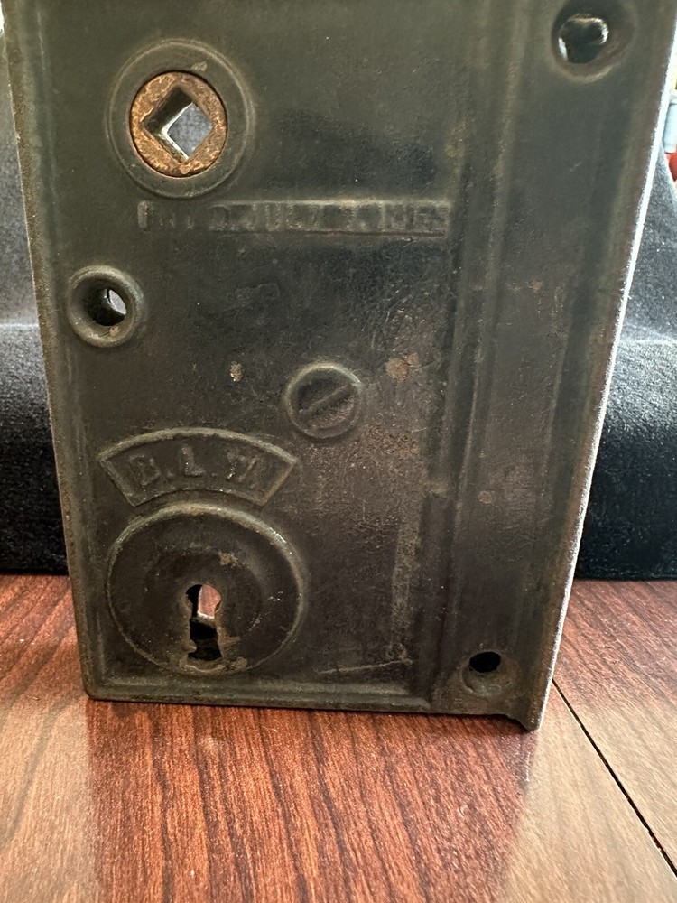 Antique Iron 1863 Door Lock