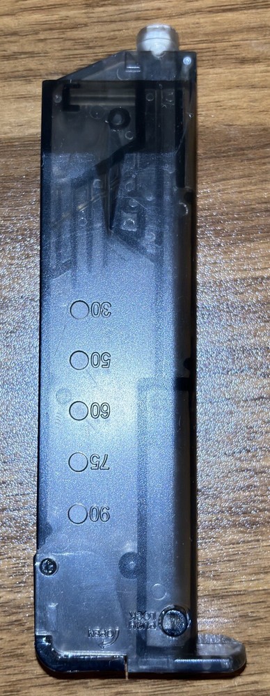 Airsoft 6mm BB 100 Round Capacity Magazine Speed Loader & Spout Speed Loader