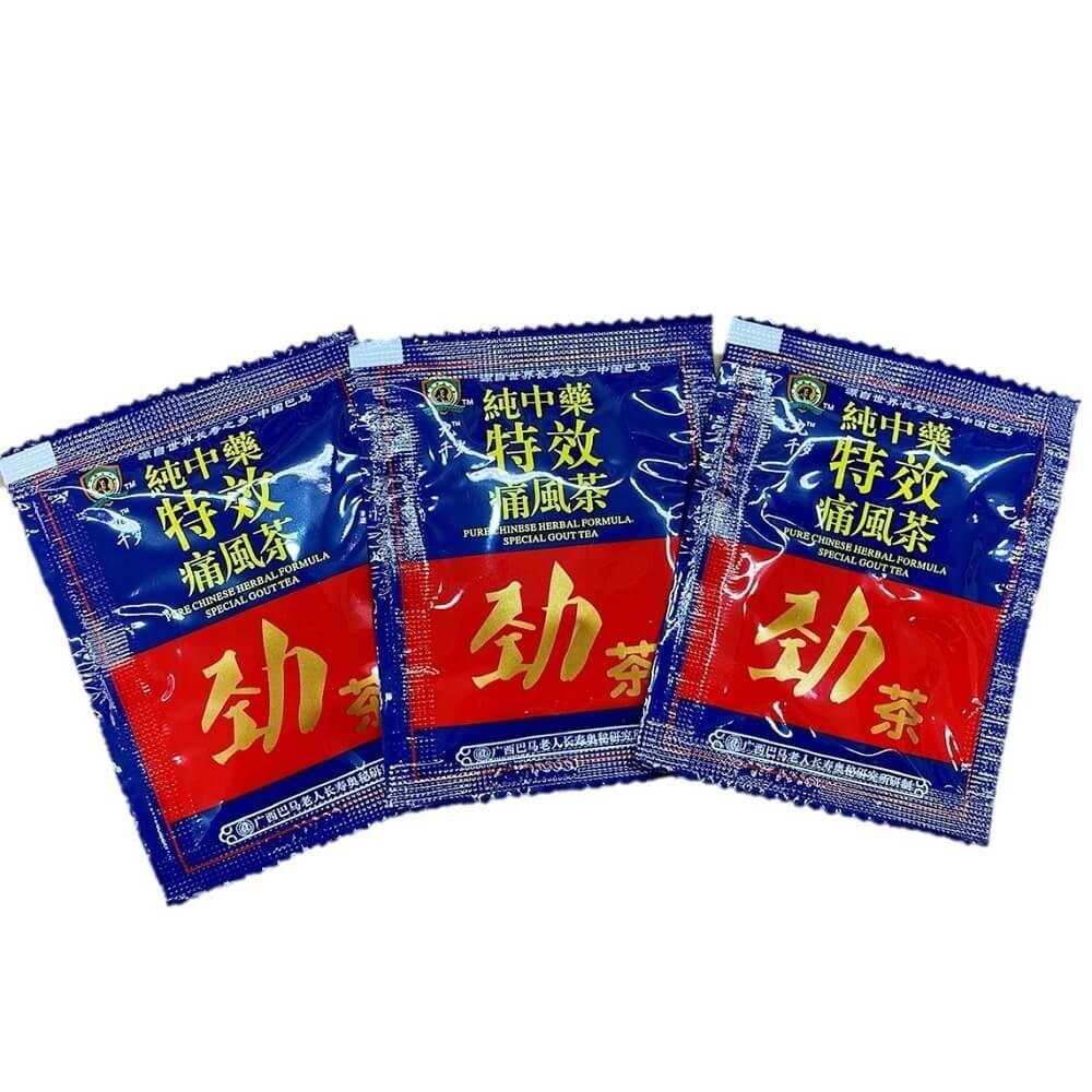 PURE CHINESE HERBAL FORMULA SPECIAL GOUT TEA (5 GRAMS X 10 PACKETS)劲茶通风茶.
