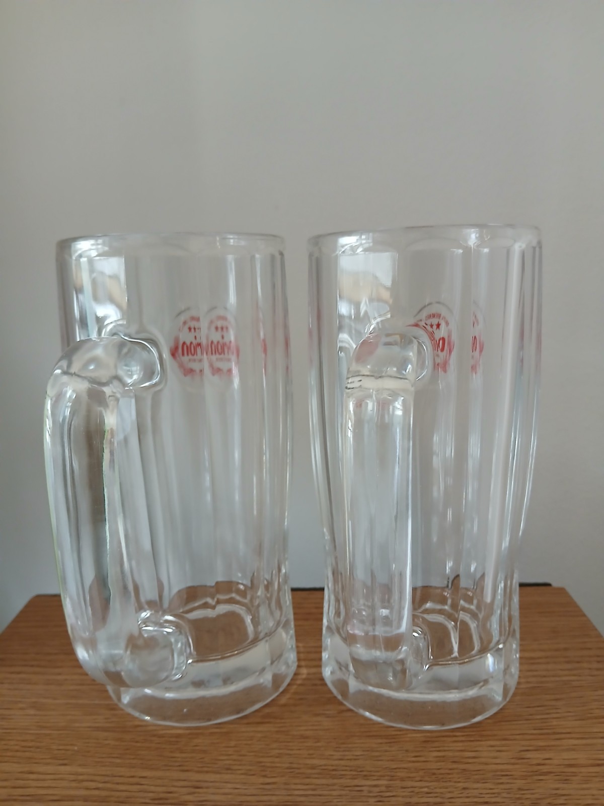 2 Vtg Orion Breweries Limited Draft Beer Glass Stein/Mug Okinawa Japan