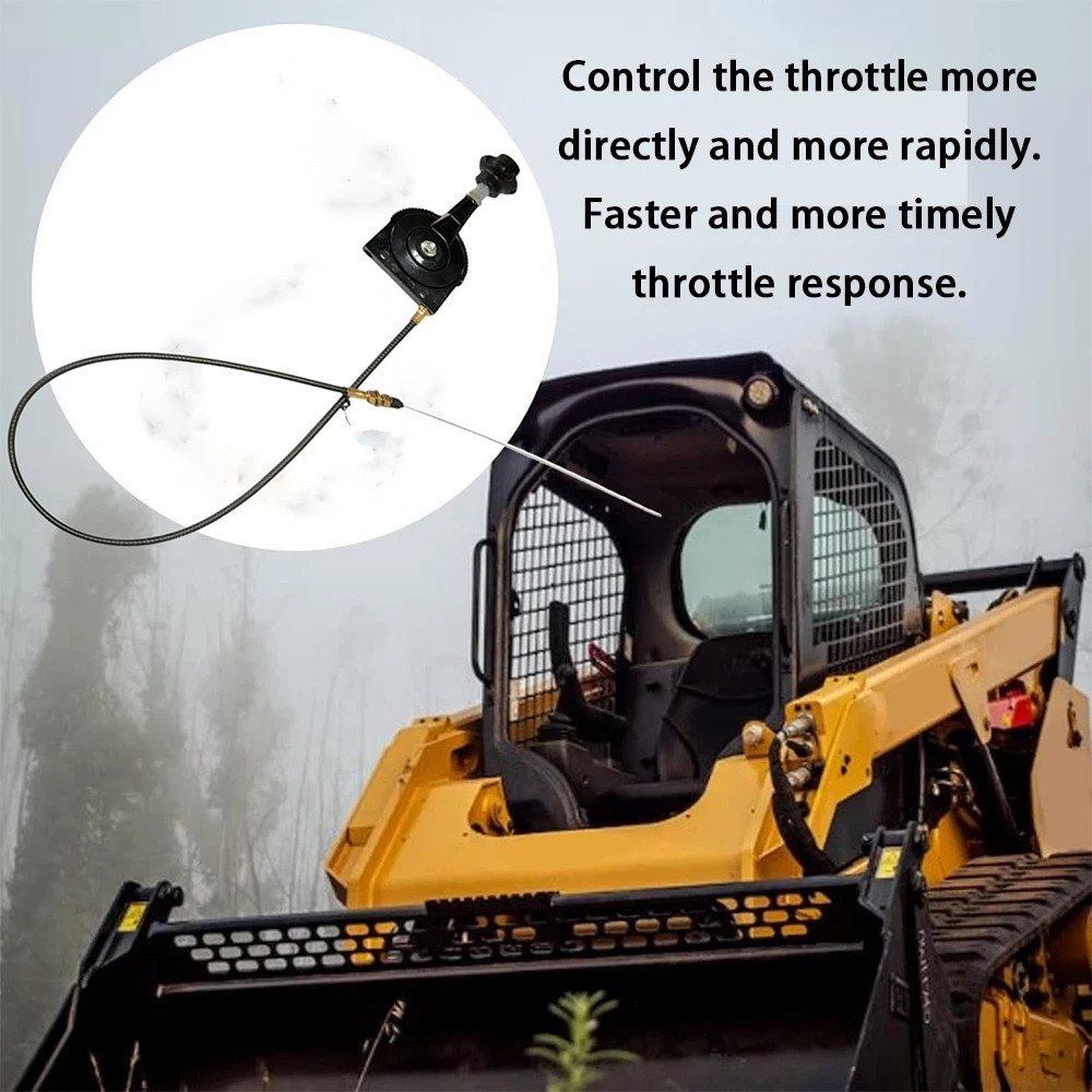 For Mini Excavator New Manual Bendable Control Throttle Cables Throttle Cable