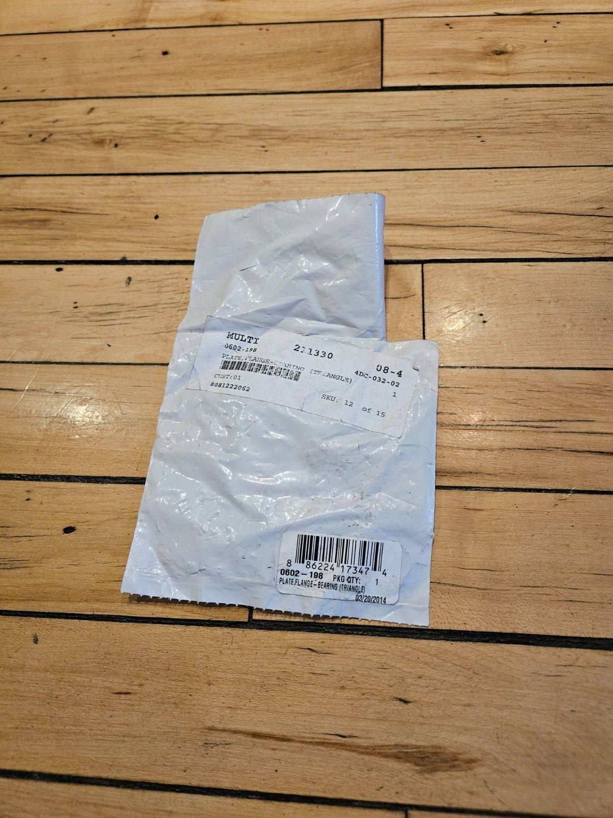 NOS Arctic Cat Bearing Flange Plate 0602-198 74-14