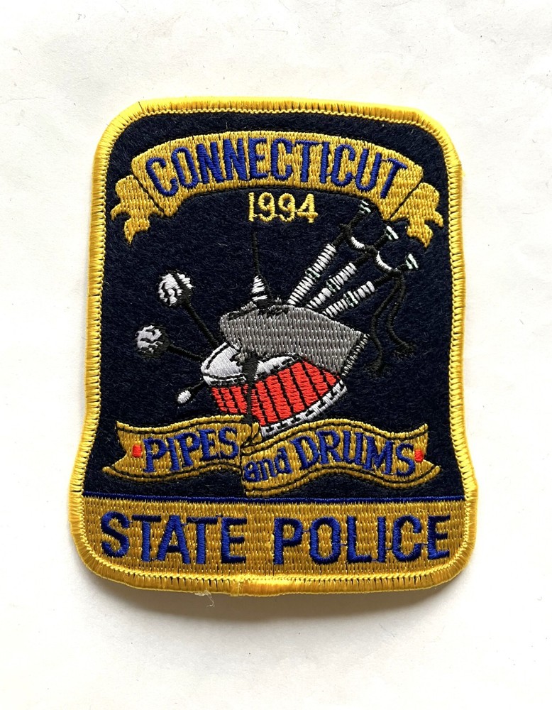 Connecticut State Police Pipes and Drums patch