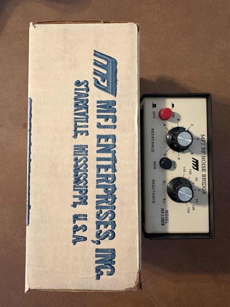 USED MFJ-202B RF Noise Bridge with Built in Range Expander