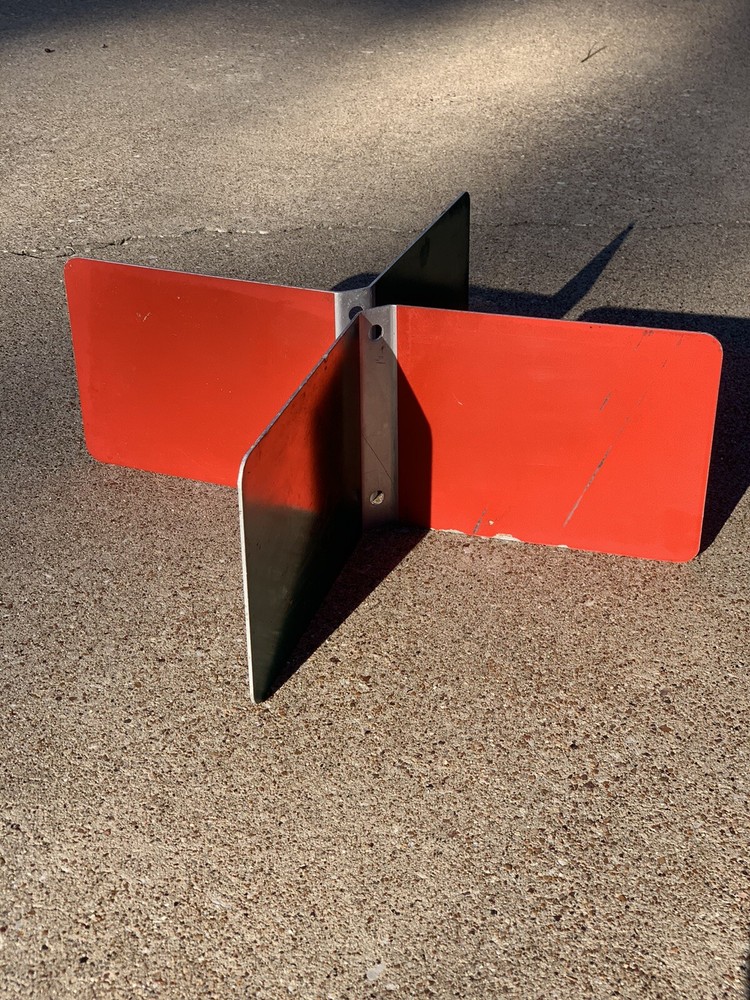 Original Railroad Switch Stand Target ( Aluminum )