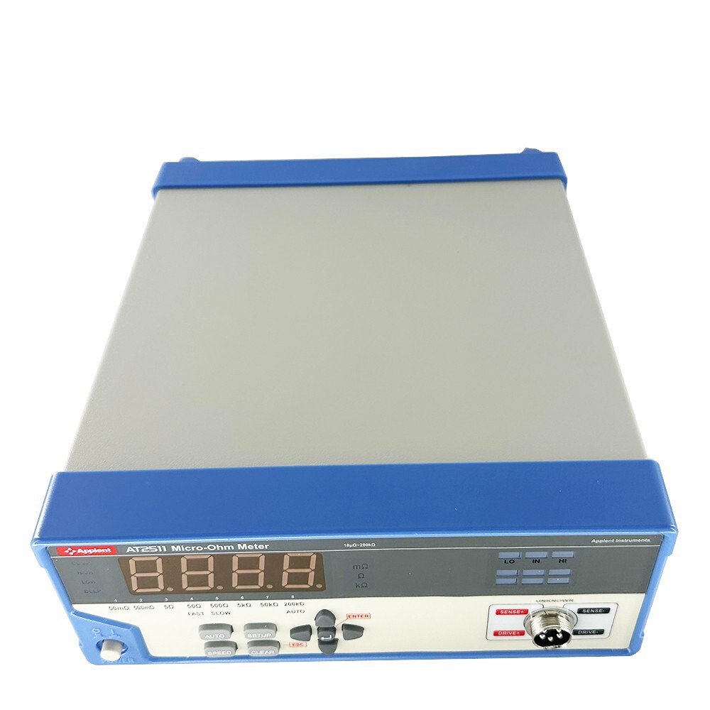 Digital Low Ohm Meter Mega Meter Display Resistance Meter Range 10μΩ～200kΩ
