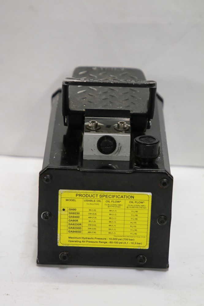 SIMPLEX GA90 Air Powered Hydreaulic Pump #2543