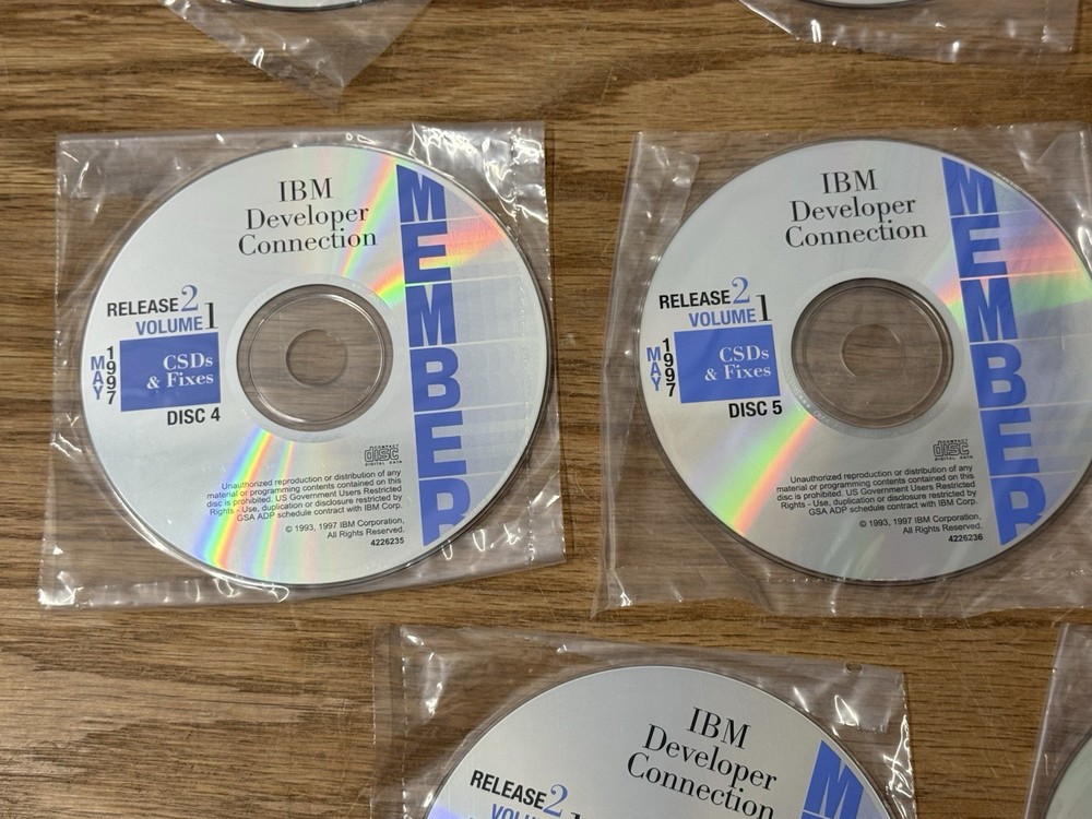 IBM Developer Connection NEW CD MEMBER Release 2 1997 Toolkits Software