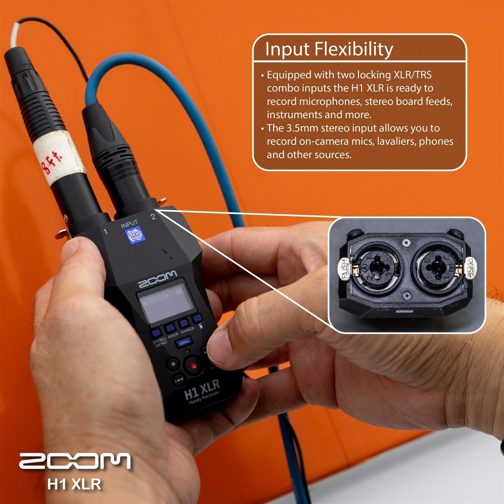 Zoom H1 XLR Handy Recorder Bundle