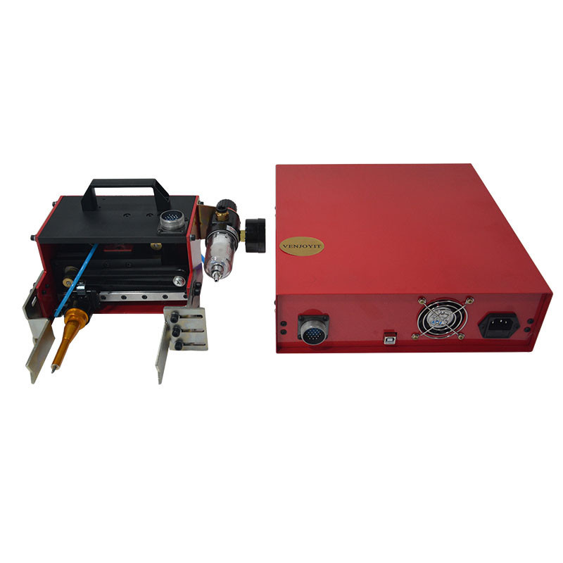 100*20mm Portable Metal Pneumatic Dot Peen Marking Machine for VIN Code Frame