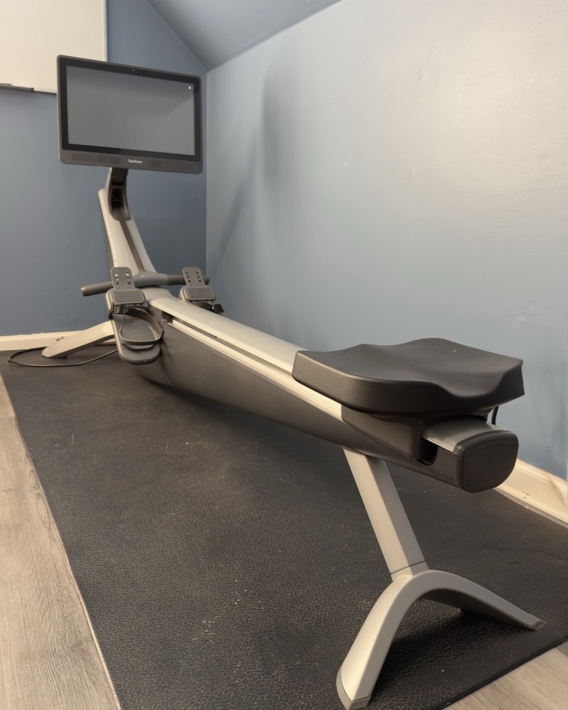 Hydrow Origin Rowing Machine w/ Touchscreen and Floor Mat. Model CR14A201.