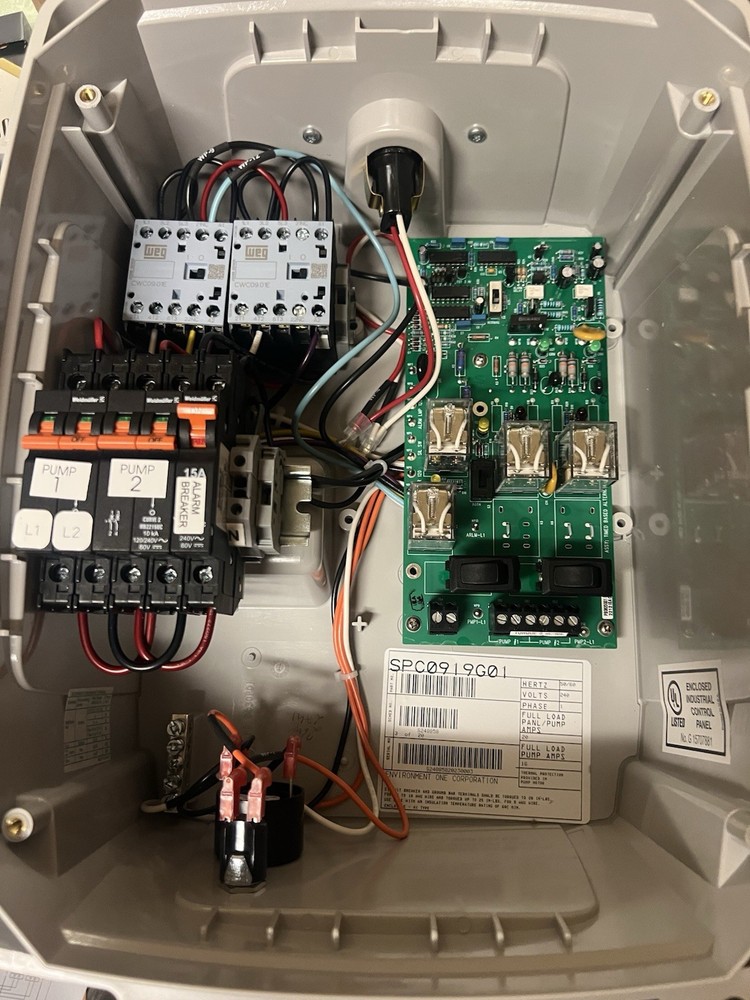 E/One Sentry Alarm Panel — Protect Plus Package for Duplex Grinder Pump Stations