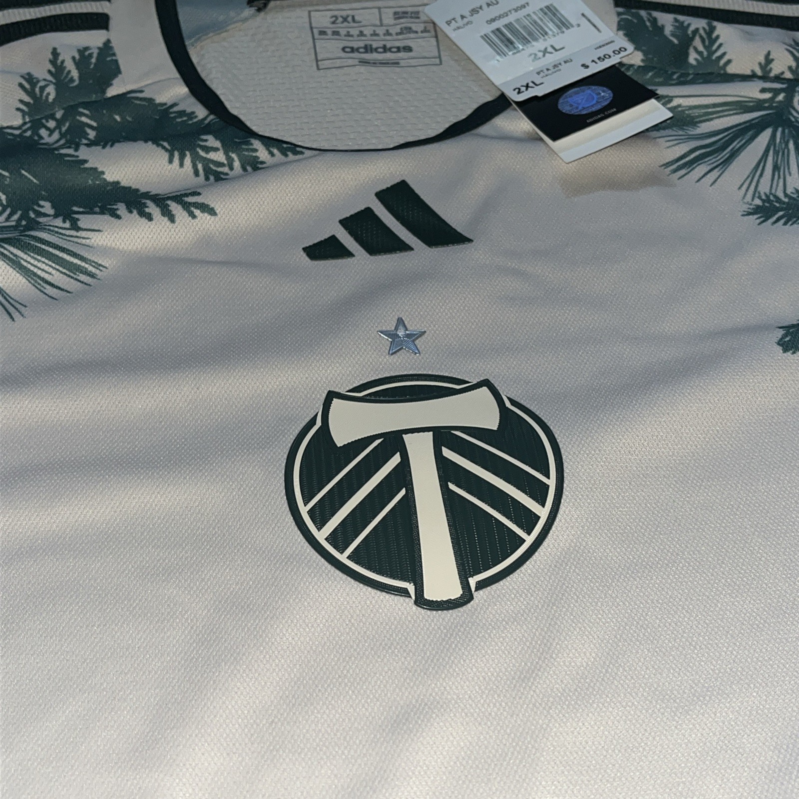 Adidas Mens 2XL MLS Portland Timbers FC 24/25 Authentic Away Soccer Jersey NEW