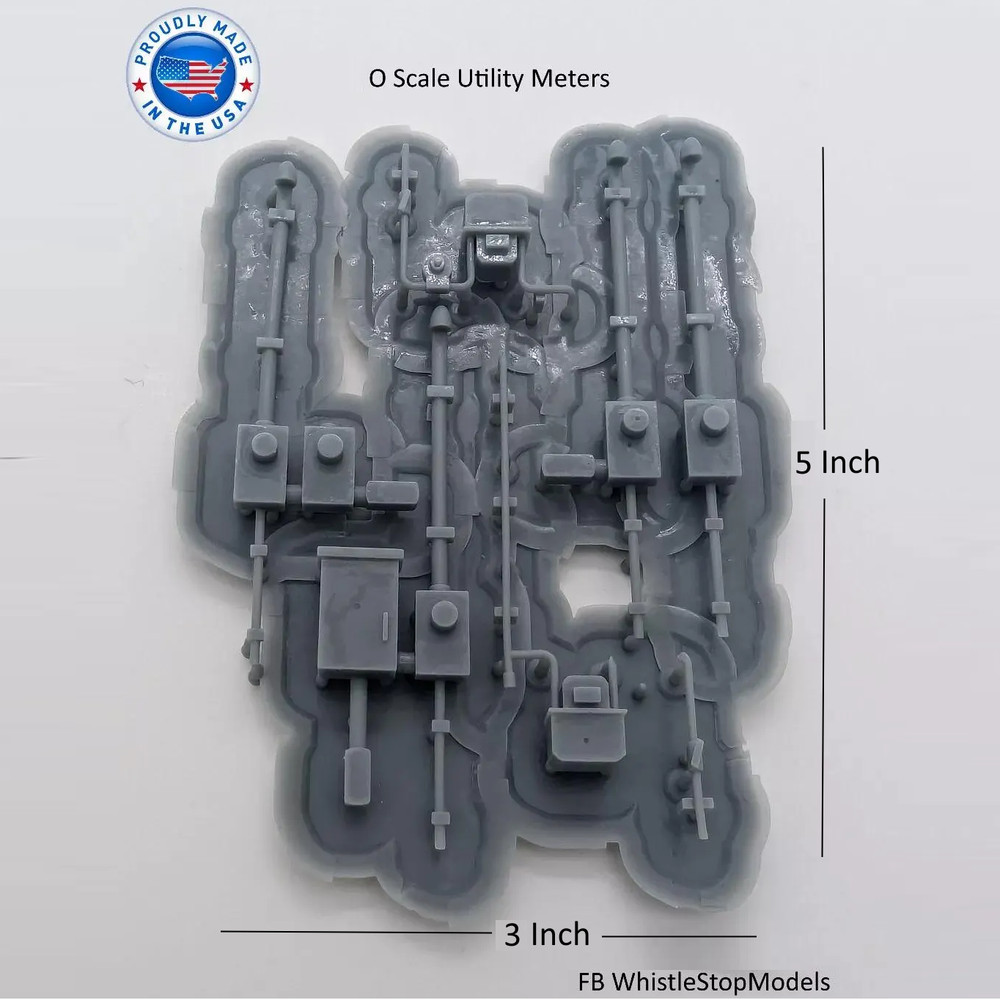 O Scale Utility Meter set