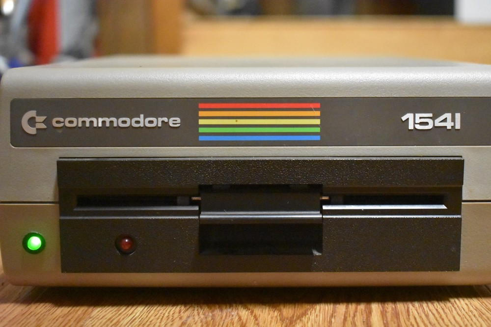 Commodore 64 Computer and Commodore 1541 Single Floppy Disk Set, In Box, As Is