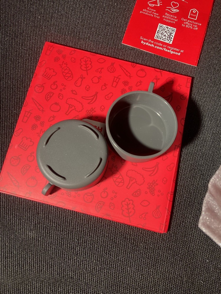 Egg Bite Maker By Dash, Open Box, Red, 420 W, Makes 4 Egg Bites