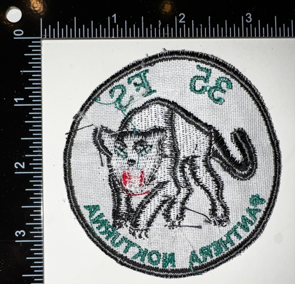 USAF 35th Fighter Squadron Panthera Nokturna Black Patch