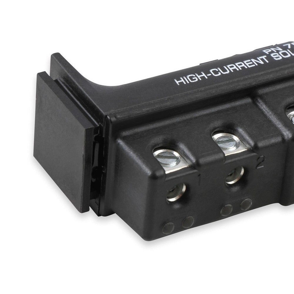 MSD 75643-HC High-Current Solid-State Relay, 35 Amp x4, Black