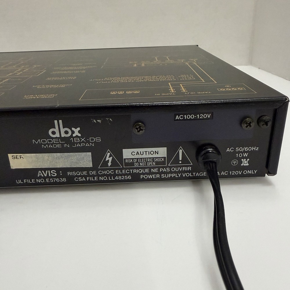 dbx 1BX-DS Dynamic Range Expander Processor Tested Working Vintage Japan