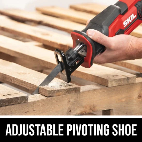 20V Cordless LED Reciprocating Saw Tool Less Blade Variable Spd Trigger RS582901