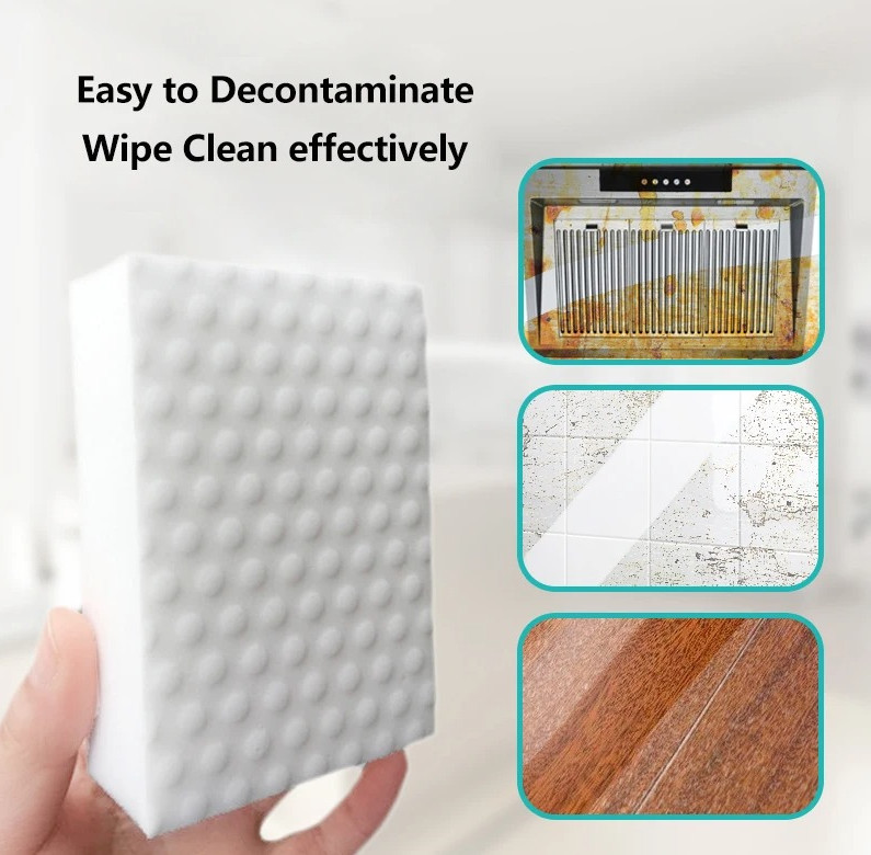 20pcs Compressed Melamine Magic Sponges Multi-Purpose Cleaning Tools - NEW