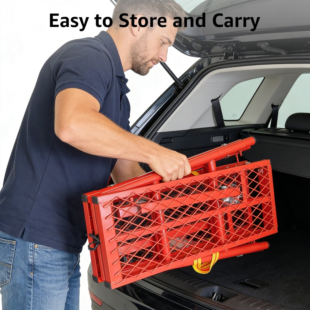 800 LBS Folding Scaffolding Platform 5 Levels Height Adjustable Work Platform