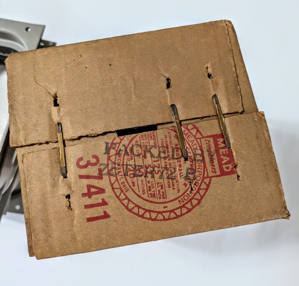 6- Vintage NuTone 2025-A Intercom System Speaker Mounting Bracket Frame.