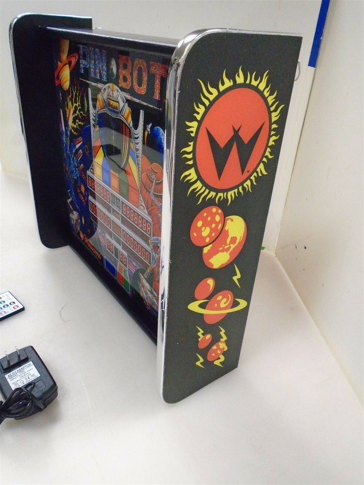 Williams Pinbot Pinball Head LED Display light box