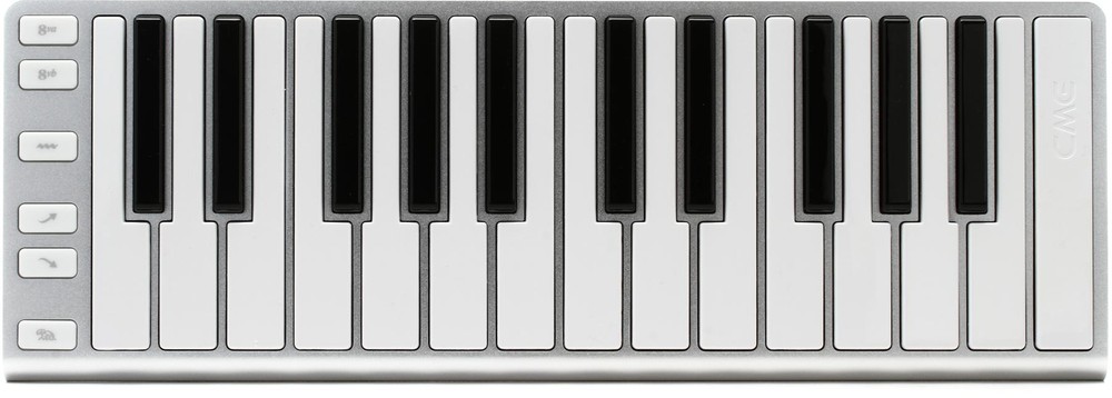 CME Xkey 25-key Mobile Keyboard Controller - Silver